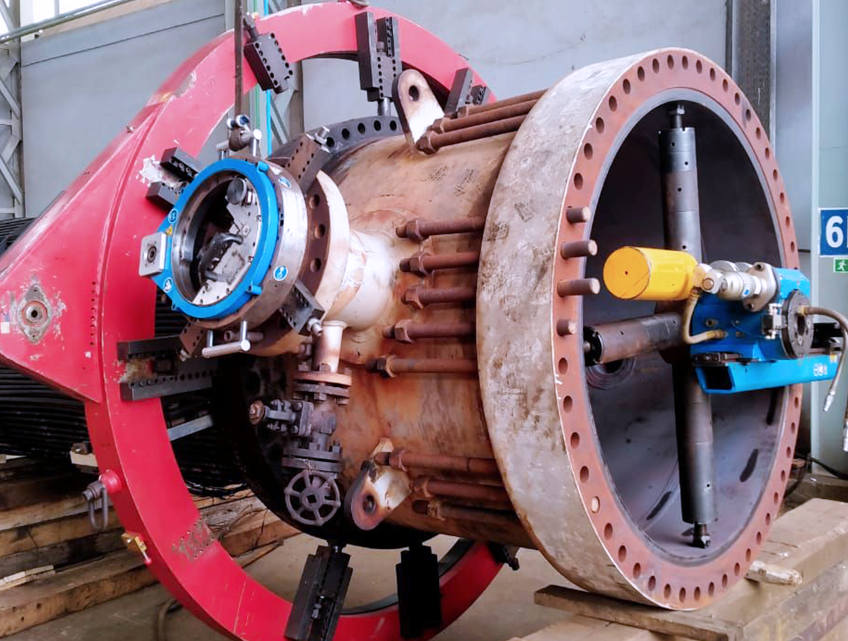 Flange Facing and Flange Face Serration